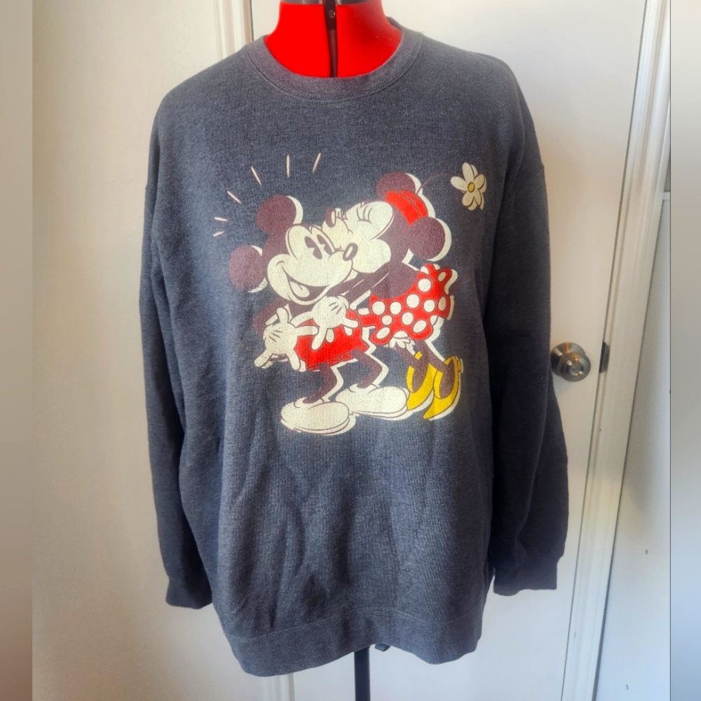 Minnie and Mickey Love Sweatshirt